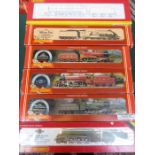 SIX HORNBY OO GAUGE LARGE LOCOMOTIVES, VARIOUS LIVERIES,