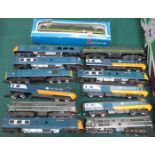 TWELVE VARIOUS MAKE LOOSE OO GAUGE DIESEL ENGINES,