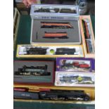 EIGHT VARIOUS HO GAUGE AMERICAN OUTLINE LOCOMOTIVES,