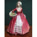 ROYAL DOULTON GLAZED CERAMIC FIGURE- JANET,