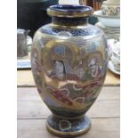 1930s STYLE HEAVILY GILDED JAPANESE VASE,