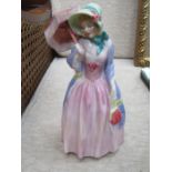 ROYAL DOULTON FIGURE- MISS DEMURE