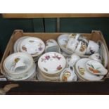 PARCEL OF ROYAL WORCESTER EVESHAM DINNERWARE