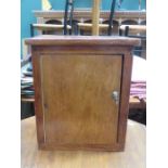 SMALL MAHOGANY SINGLE DOOR CUPBOARD