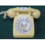 CREAM COLOURED VINTAGE GPO TELEPHONE