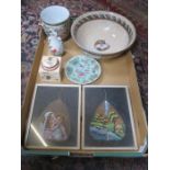 SUNDRY LOT OF ORIENTAL CERAMICS INCLUDING CRACKLE GLAZED BOWL,