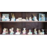 QUANTITY OF VARIOUS PENDELFIN CERAMICS RABBITS