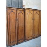 TWO AUSTIN SUITE DOUBLE WARDROBES