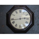 1940s GPO OCTAGONAL BAKELITE CASED 'IMPULSE' WALL CLOCK,