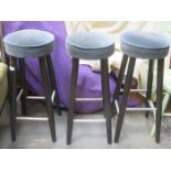 SET OF THREE BAR STOOLS