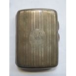 HALLMARKED SILVER CIGARETTE CASE