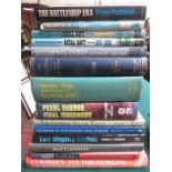 PARCEL OF MAINLY HARDBACK VOLUMES, NAVAL RELATED, ETC.