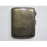 HALLMARKED SILVER CIGARETTE CASE