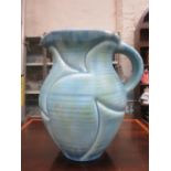 1930s BLUE GLAZE POTTERY JUG