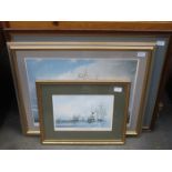 THOMAS SHUTTLEWORTH PENCIL SIGNED PRINT PLUS TWO OTHERS