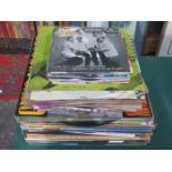 PARCEL OF VINYLS INCLUDING GUNS 'N' ROSES AND BEACH BOYS, ETC,