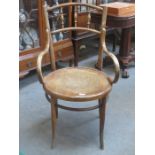 SINGLE BENTWOOD ARMCHAIR