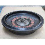 EBONISED ROULETTE WHEEL