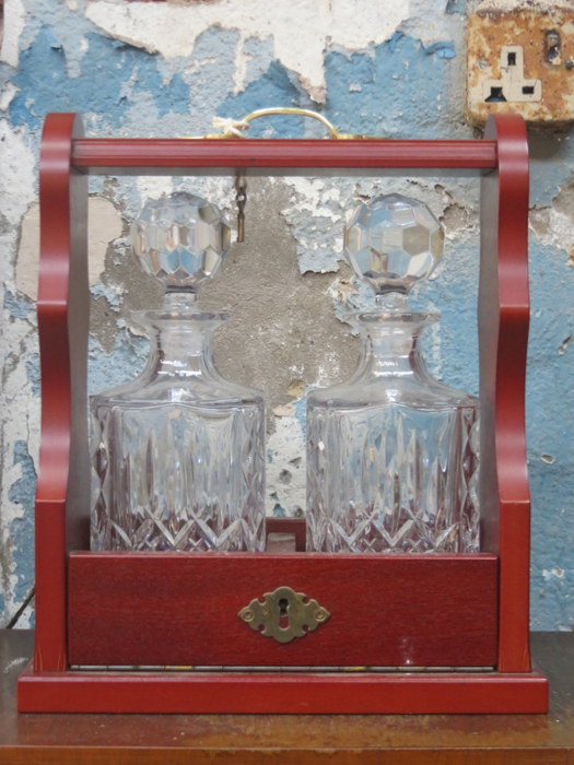 REPRODUCTION TWO DECANTER TANTALUS