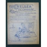 CHELSEA 1936 OFFICIAL FOOTBALL PROGRAMME