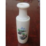 SMALL DECORATIVE IVORY VASE,