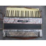 HOHNER ACCORDION WITH MOTHER OF PEARL DECORATION