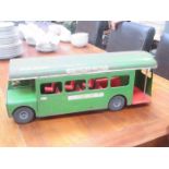 GREENLINE PAINTED METAL MODEL BUS,