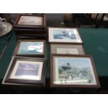 PARCEL OF SHIPPING RELATED FRAMED PRINTS