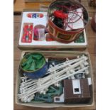 PARCEL OF SCALEXTRIC CARS AND ACCESSORIES