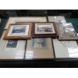 VARIOUS PENCIL SIGNED ENGRAVINGS PLUS OTHER PRINTS