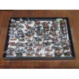 PARCEL OF VARIOUS MINIATURE METAL SOLDIERS,