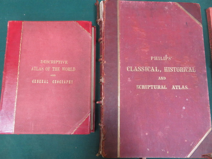 VOLUME- PHILLIP'S ATLAS OF CLASSICAL, HISTORICAL AND SCRIPTURAL ATLAS.