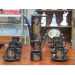 PORTMEIRION PHOENIX FIFTEEN PIECE COFFEE SET