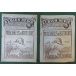 TWO WEST BROMWICH ALBION 1933 FOOTBALL PROGRAMMES