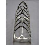 HALLMARKED SILVER TOAST RACK,