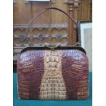 VINTAGE REPTILE HOUSE LADIES HANDBAG