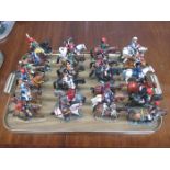 PARCEL OF DEL PRADO HANDPAINTED METAL SOLDIERS ON HORSEBACK