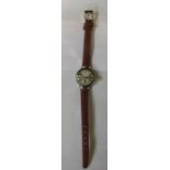 LADIES SILVER COLOURED ROLEX OYSTER WATCH,