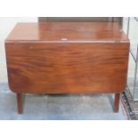 MAHOGANY DROP LEAF DINING TABLE