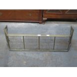 ANTIQUE BRASS FIRE GUARD