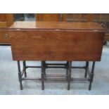 19th CENTURY MAHOGANY SPIDER LEG TABLE