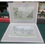 PAIR OF LITHOGRAPHS,