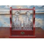 REPRODUCTION TWO DECANTER TANTALUS