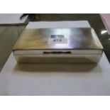 SILVER CIGARETTE BOX