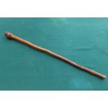 WORLD WAR II CARVED PRISONER OF WAR WALKING CANE