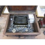 EARLY CORONA TYPEWRITER IN BOX