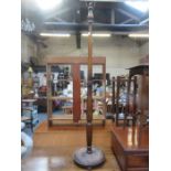 MAHOGANY STANDARD LAMP