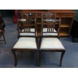 SET OF FOUR 20th CENTURY DINING CHAIRS