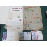 PARCEL OF VARIOUS POSTAL STAMPS AND FIRST DAY COVERS