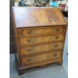 20th CENTURY MAHOGANY FALL FRONT WRITING BUREAU